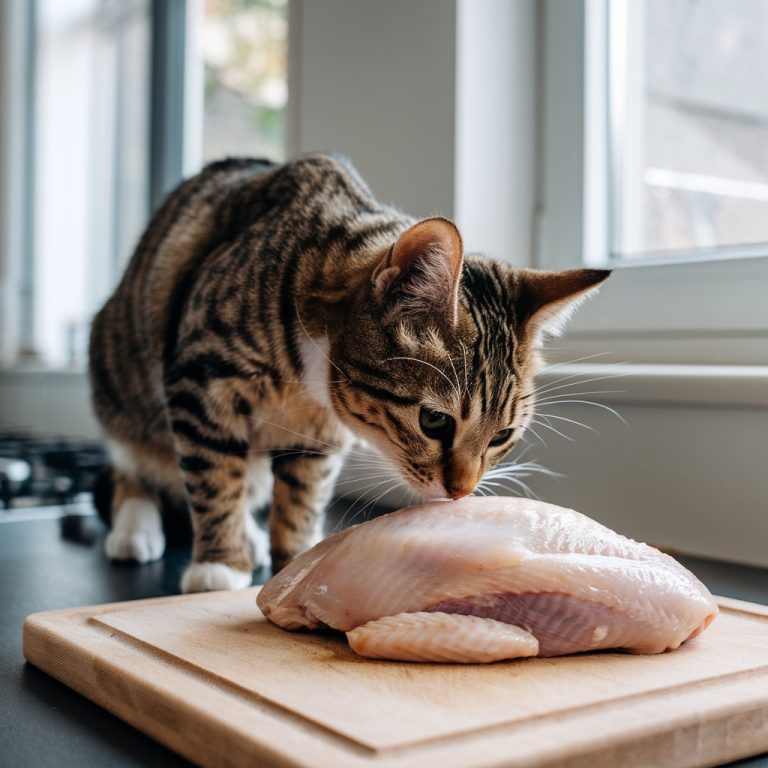 Is It Safe for Cats to Eat Raw Chicken