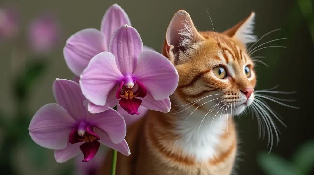 are orchids poisonous to cats