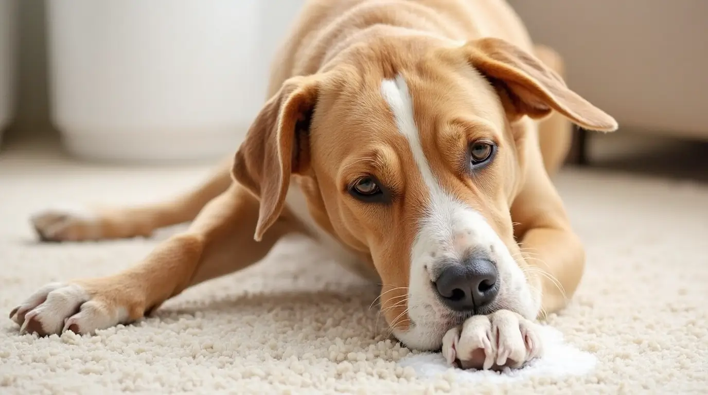 Dog Vomiting White Foam